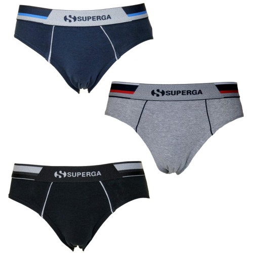 Slip Da Uomo Superga Underwear S1124sw Pack Da 6 Slip